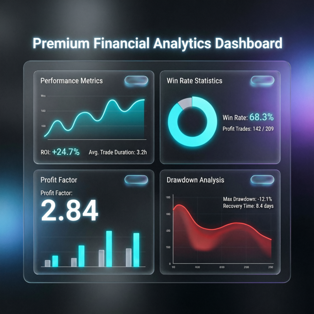 Premium Financial Analytics Dashboard