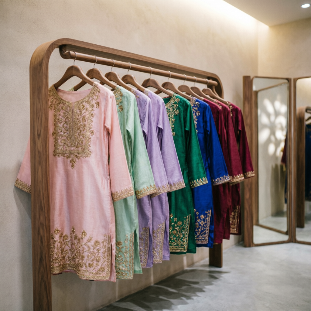 Ladies designer kurtis collection at Arnika Collection – best kurti shop in Nagpur Itwari