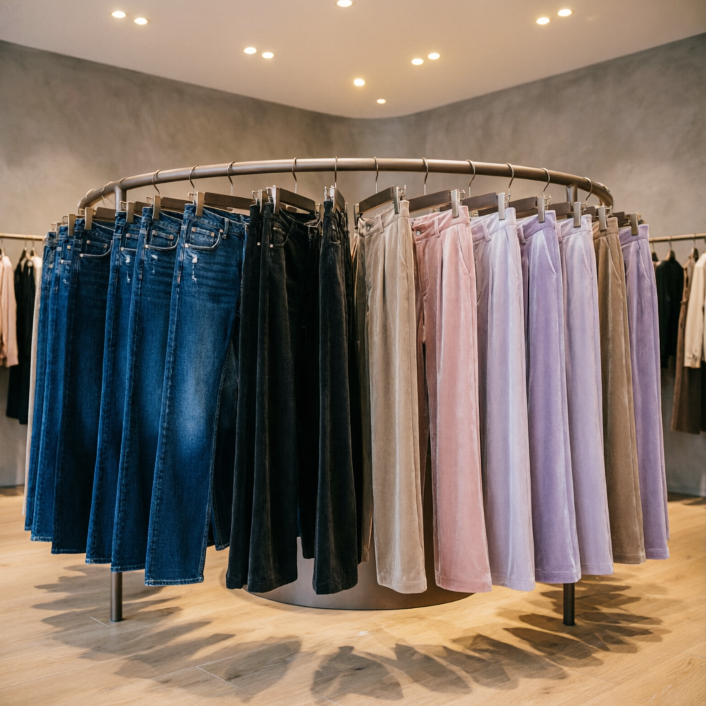 Jeans and palazzo pants for ladies at Arnika Collection – western wear shop in Nagpur