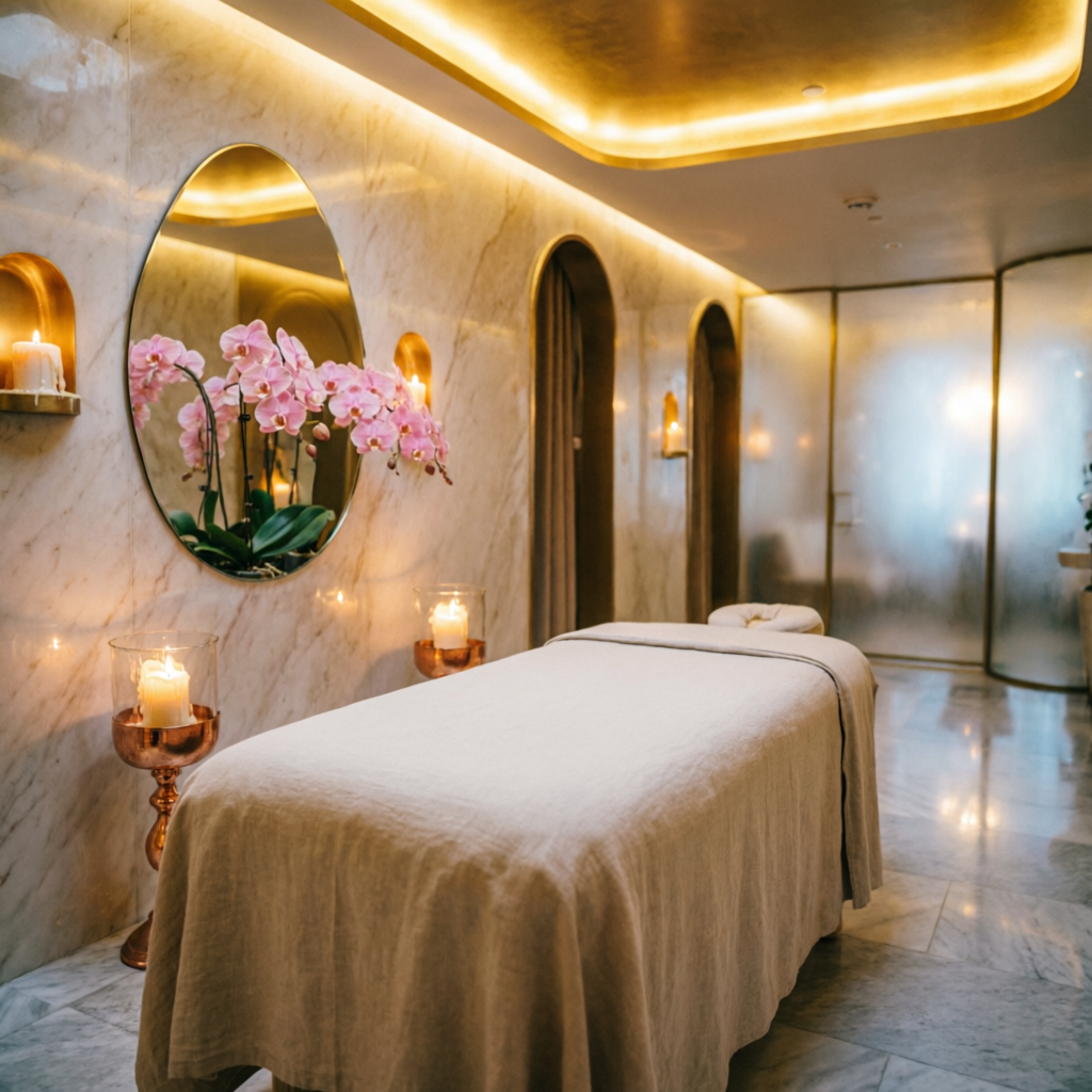 Luxury Spa Interior at Noor Spa Andheri East Mumbai