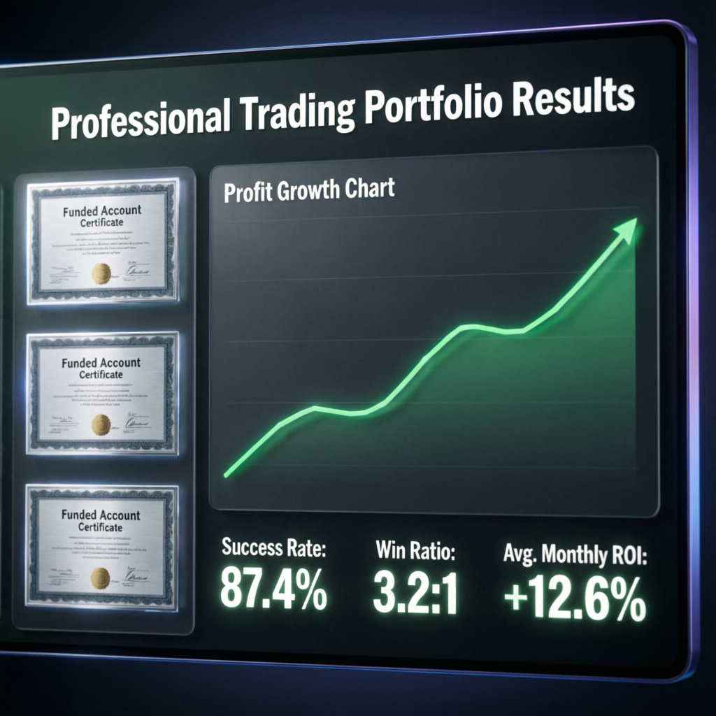 Professional Trading Portfolio Results - PFM Capitals Success Rate and Performance Metrics