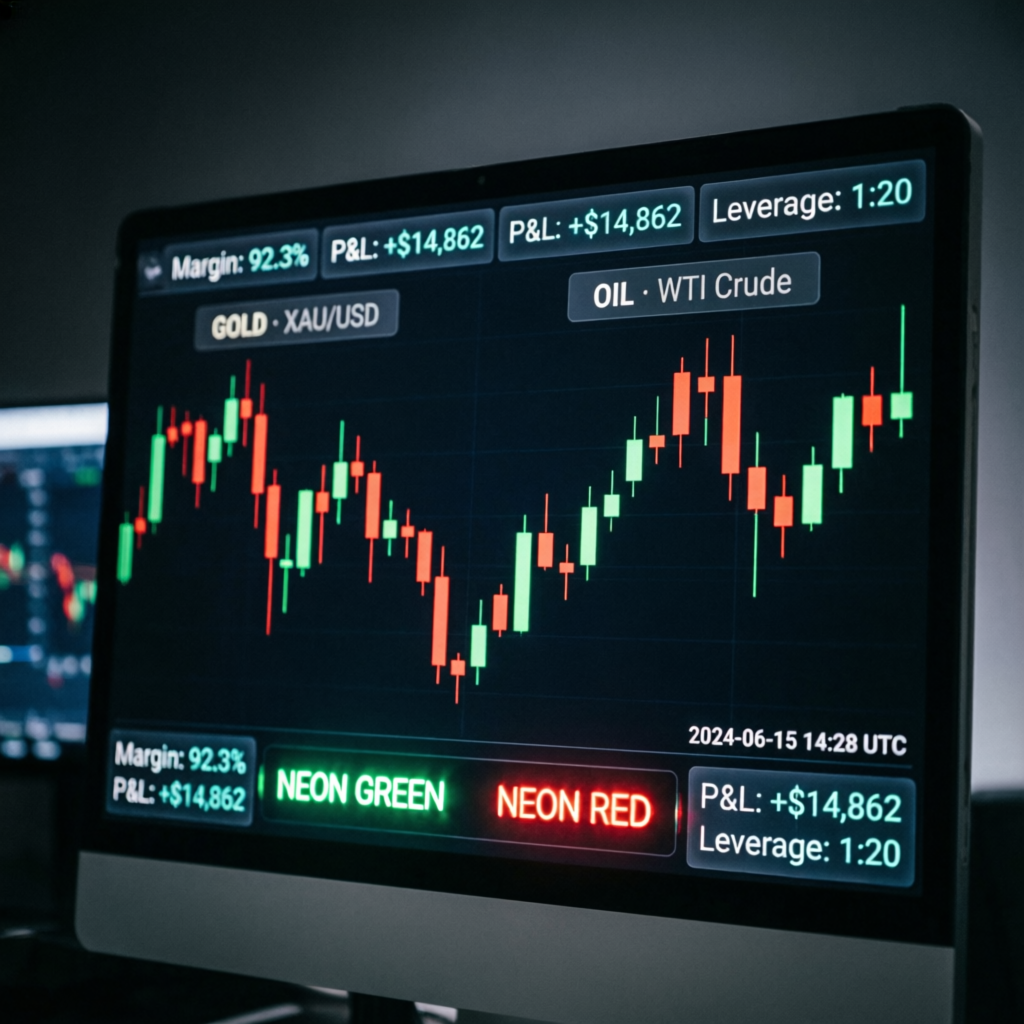 Futures trading charts for Topstep Express account