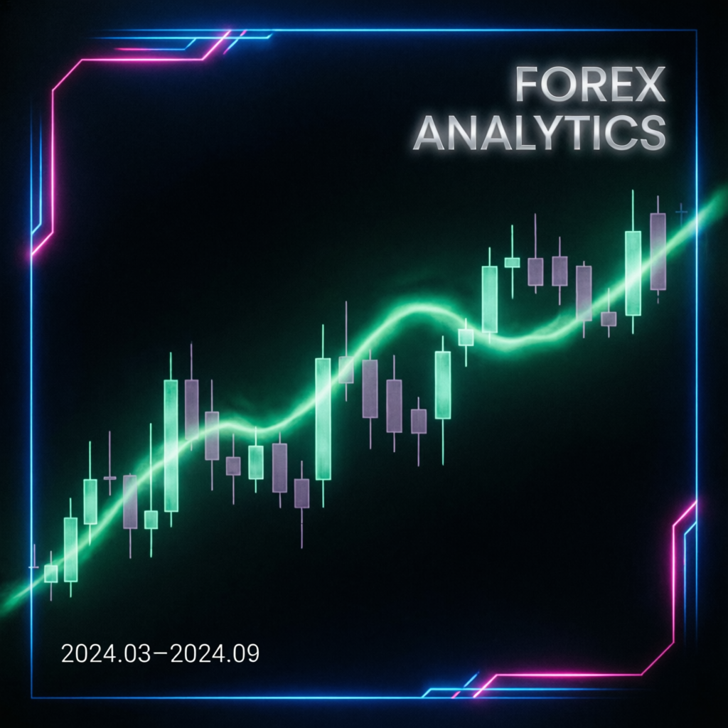 Forex analytics chart showing Topstep evaluation progress