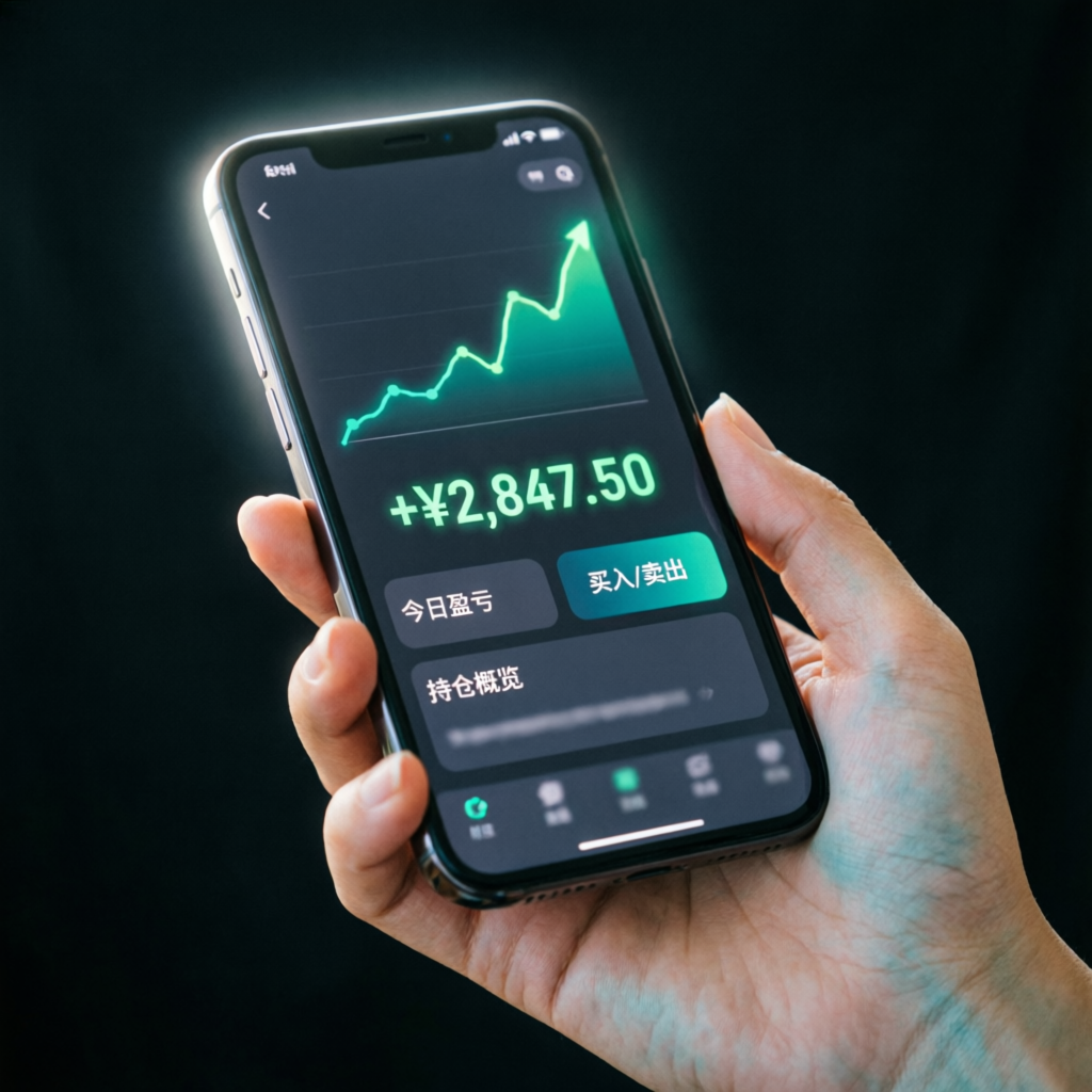 Mobile trading app showing Topstep risk management