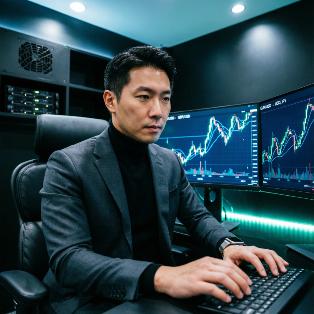 Professional forex trader using Topstep platform
