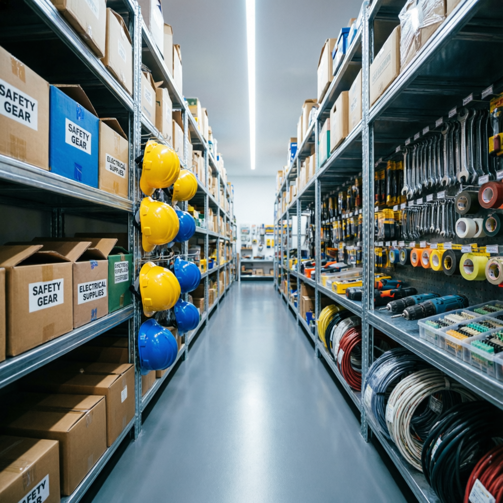 SBS industrial supplies warehouse
