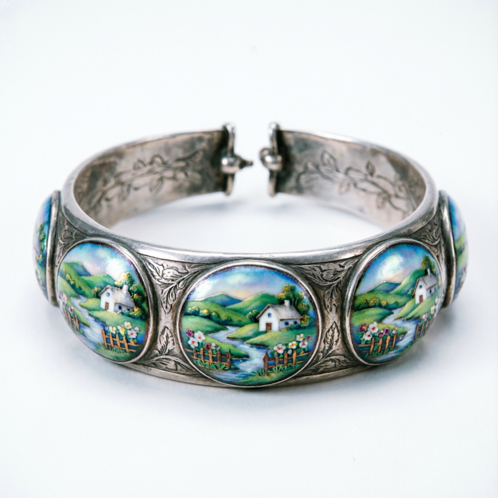 Браслет финифть