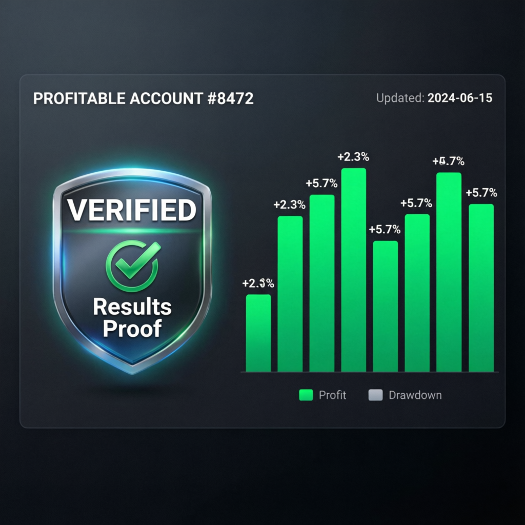 Verified trading results proof