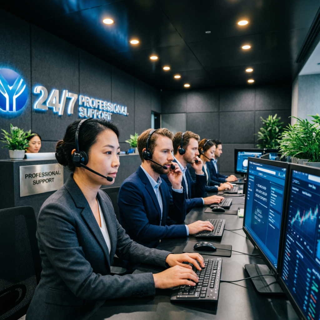 24/7 professional support team