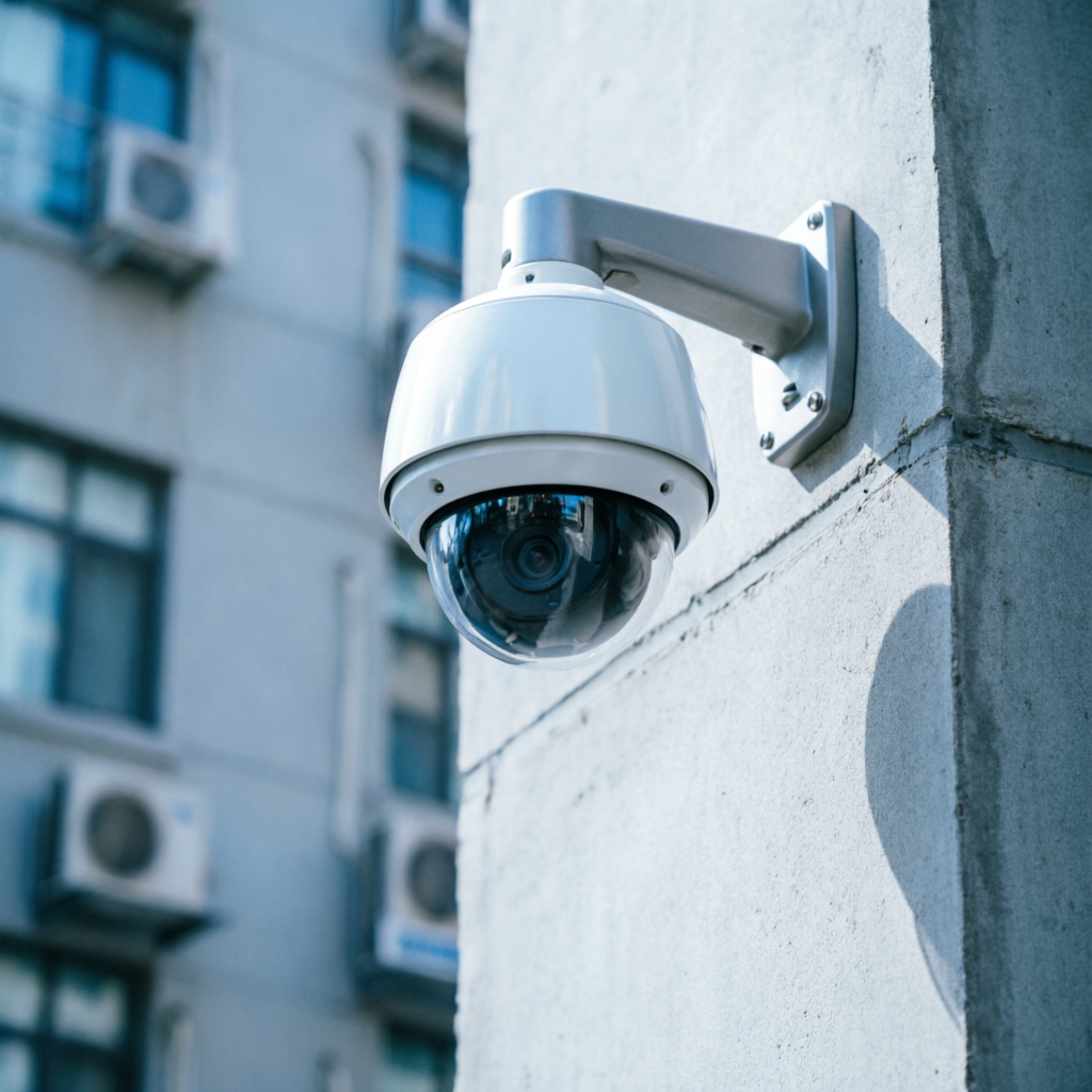 CCTV dome camera installed in Ahmedabad by Ascott Infotech