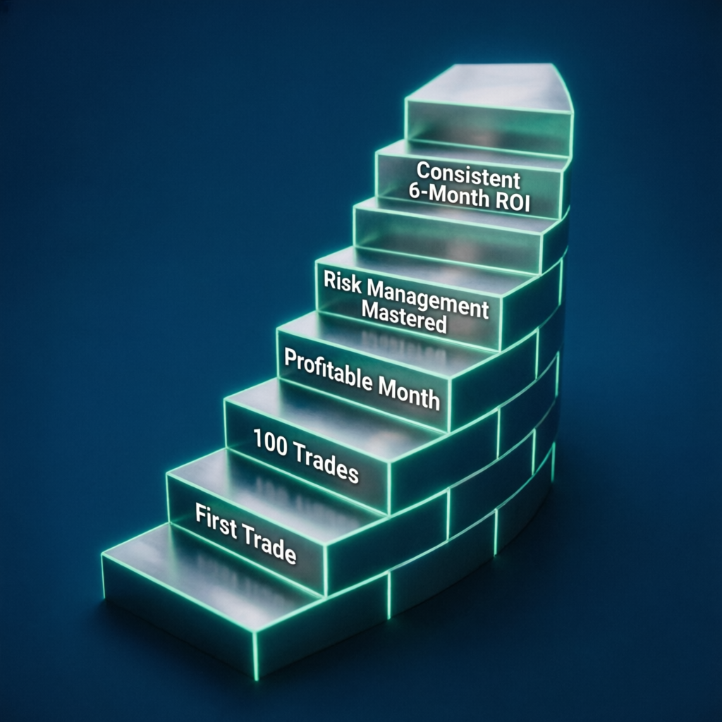 Trader progression roadmap for Topstep funded account journey