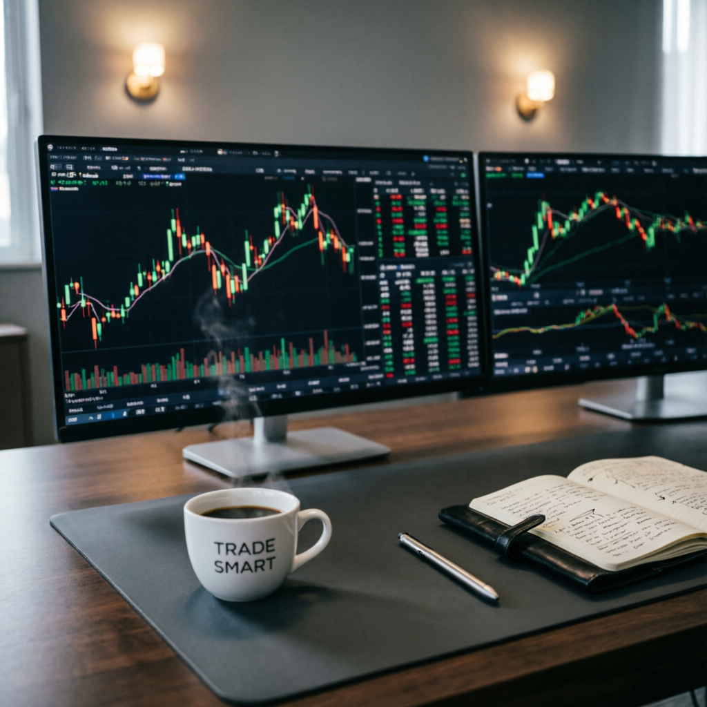 Trading desk setup for Topstep daily loss management
