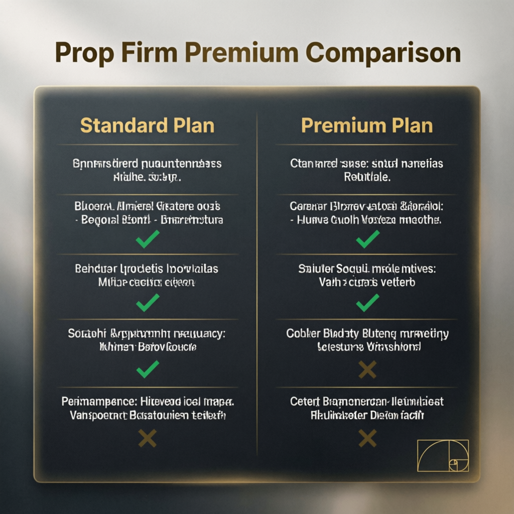 Prop firm comparison table showing Topstep vs Apex features and benefits