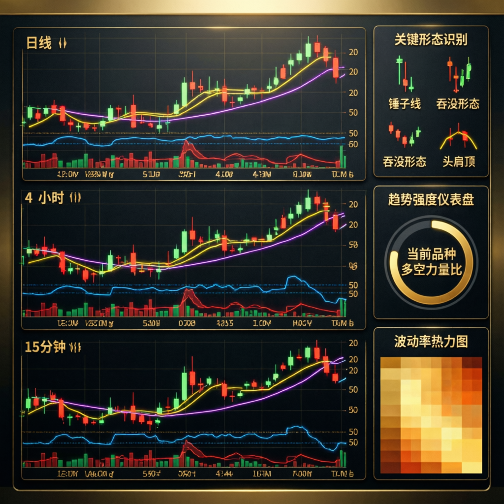Multi-timeframe trading analysis for Topstep profit targets