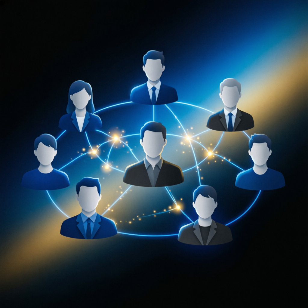 Trading community network connecting traders globally