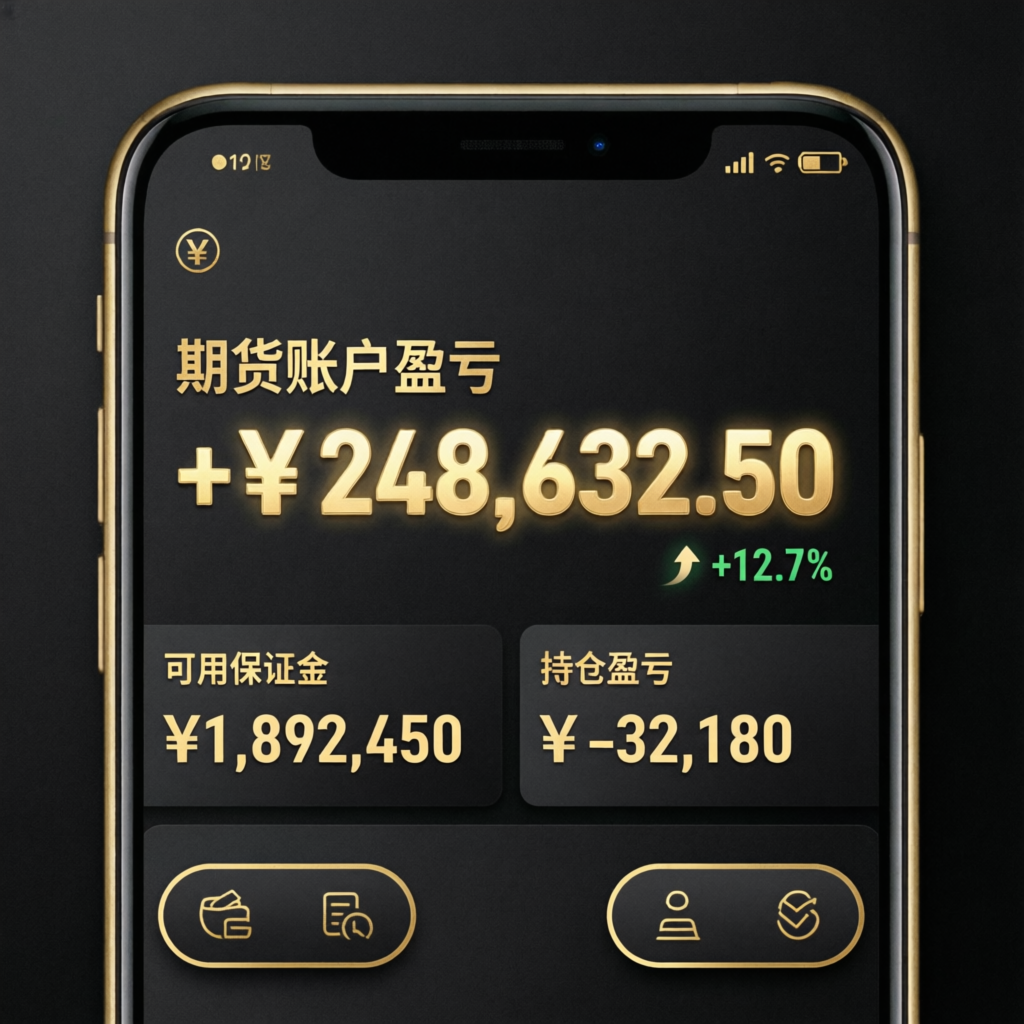Mobile Trading App Showing Funded Account Profits and Payouts