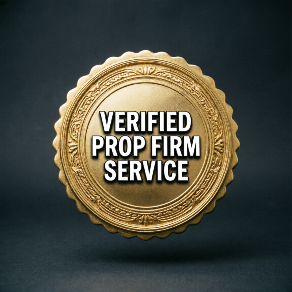 Verified Prop Firm Service gold seal badge - All Prop Funding certification