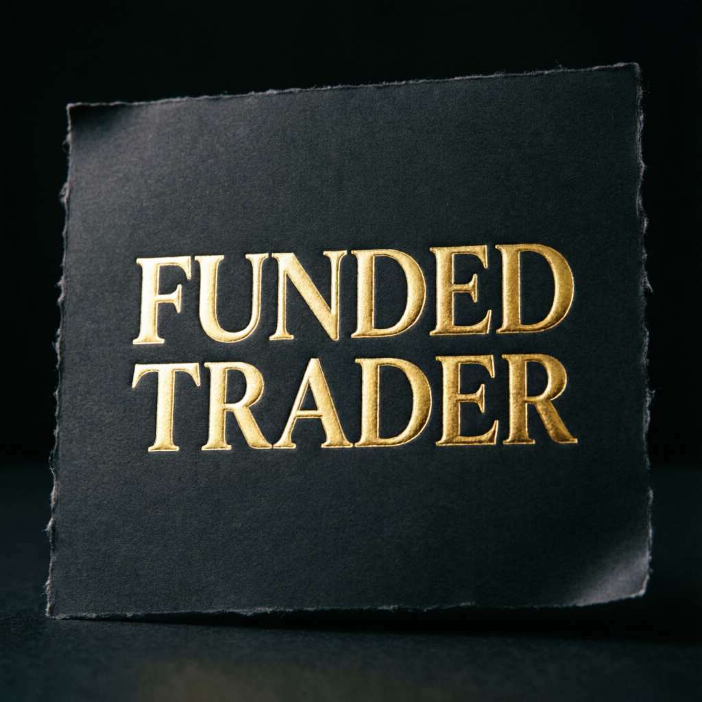 Funded Trader certificate - successful Topstep challenge completion