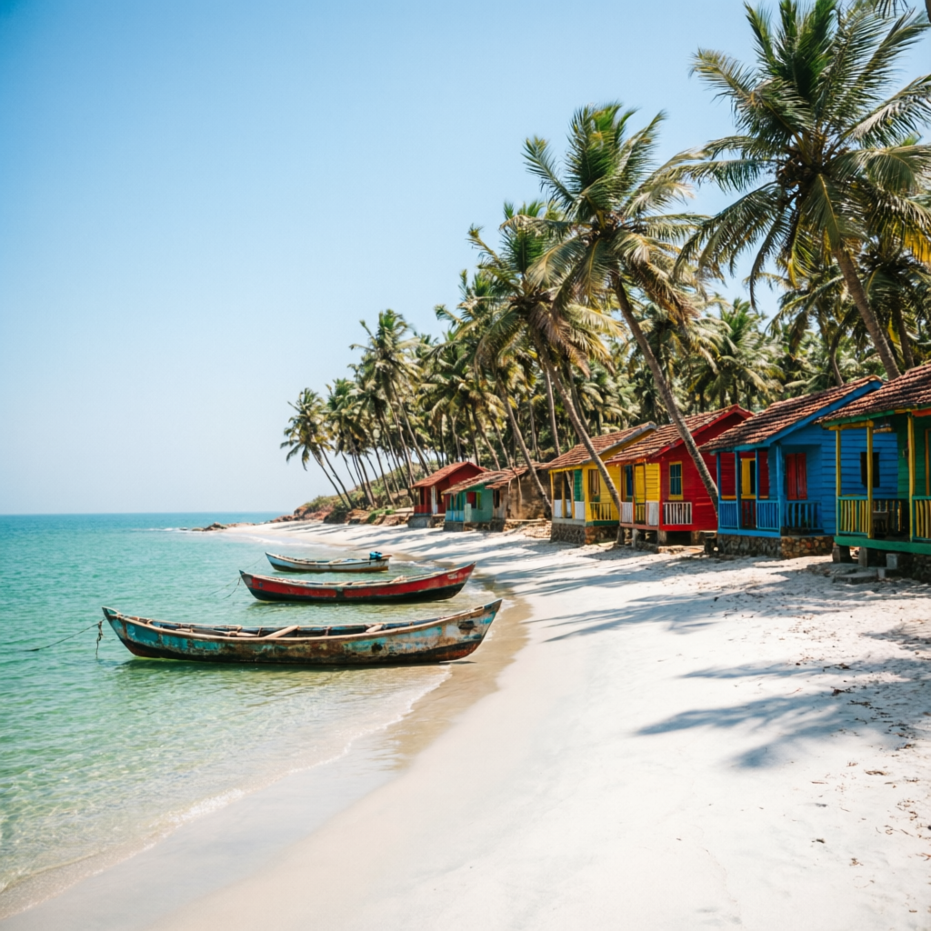 South Goa tour cab – Palolem beach shacks