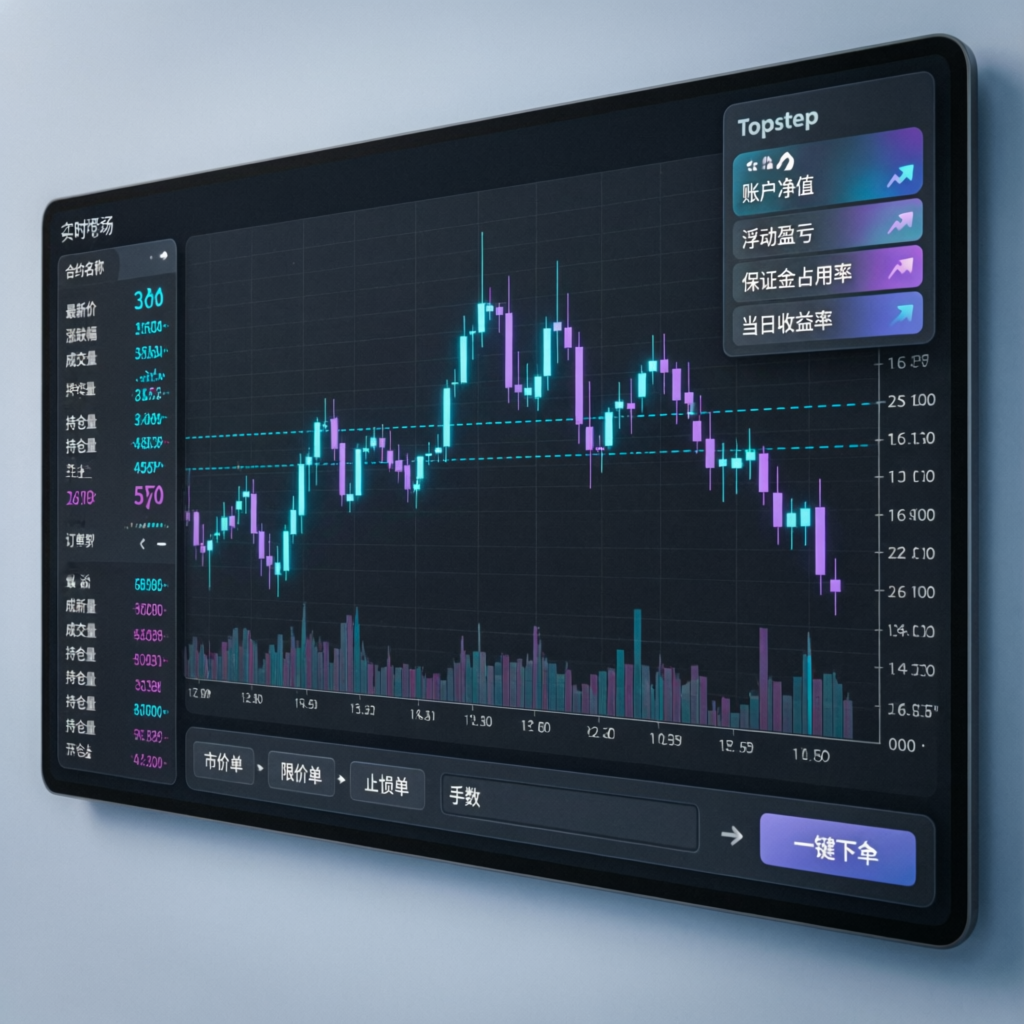 Topstep Trading Platform Dashboard
