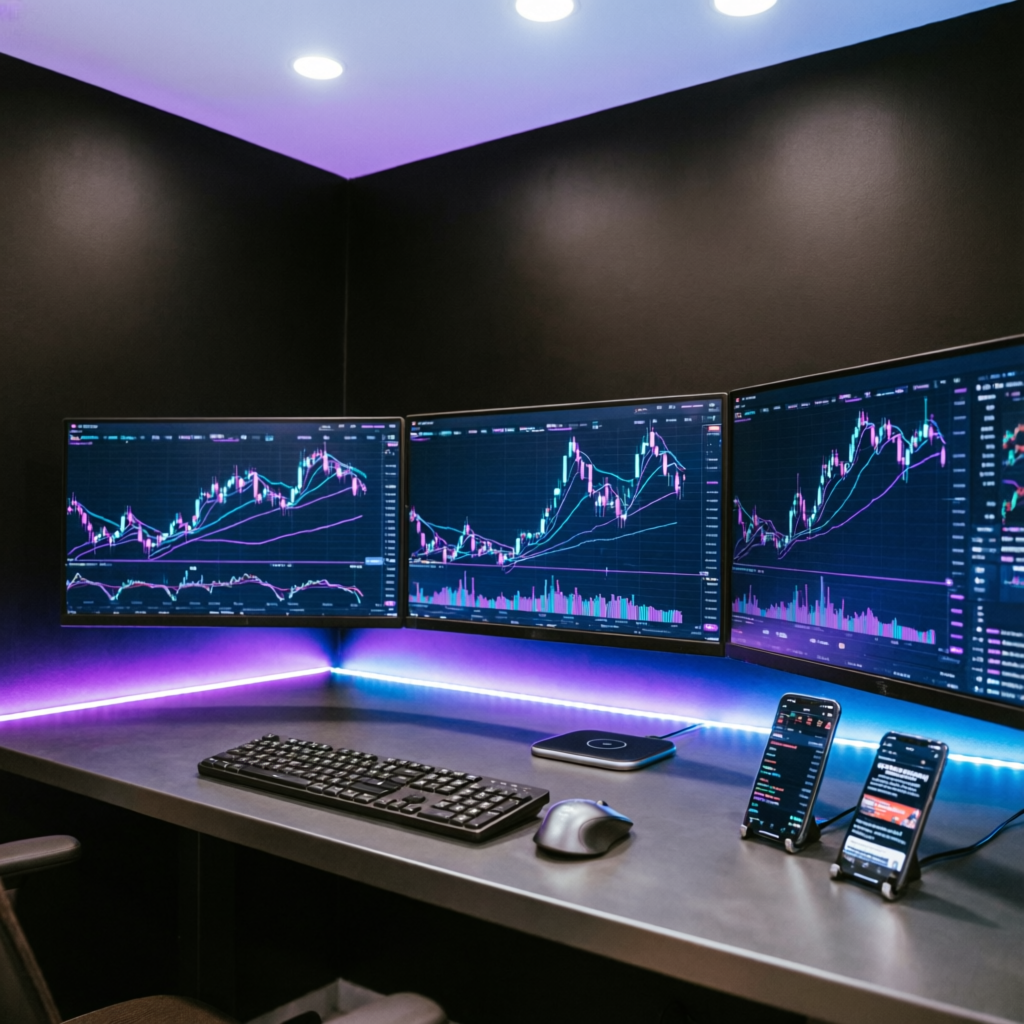 Professional Trader Workspace Setup