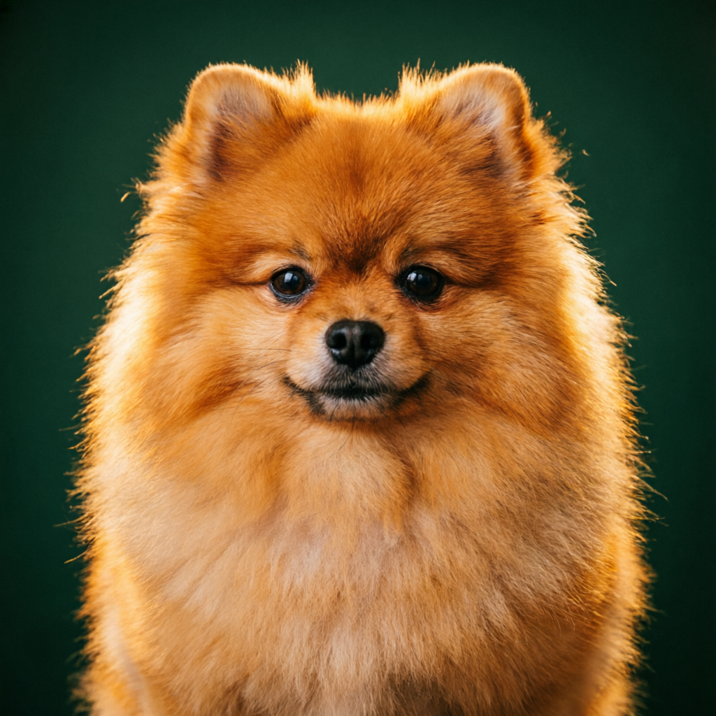 Cão da raça Pomerânia (Spitz Alemão)