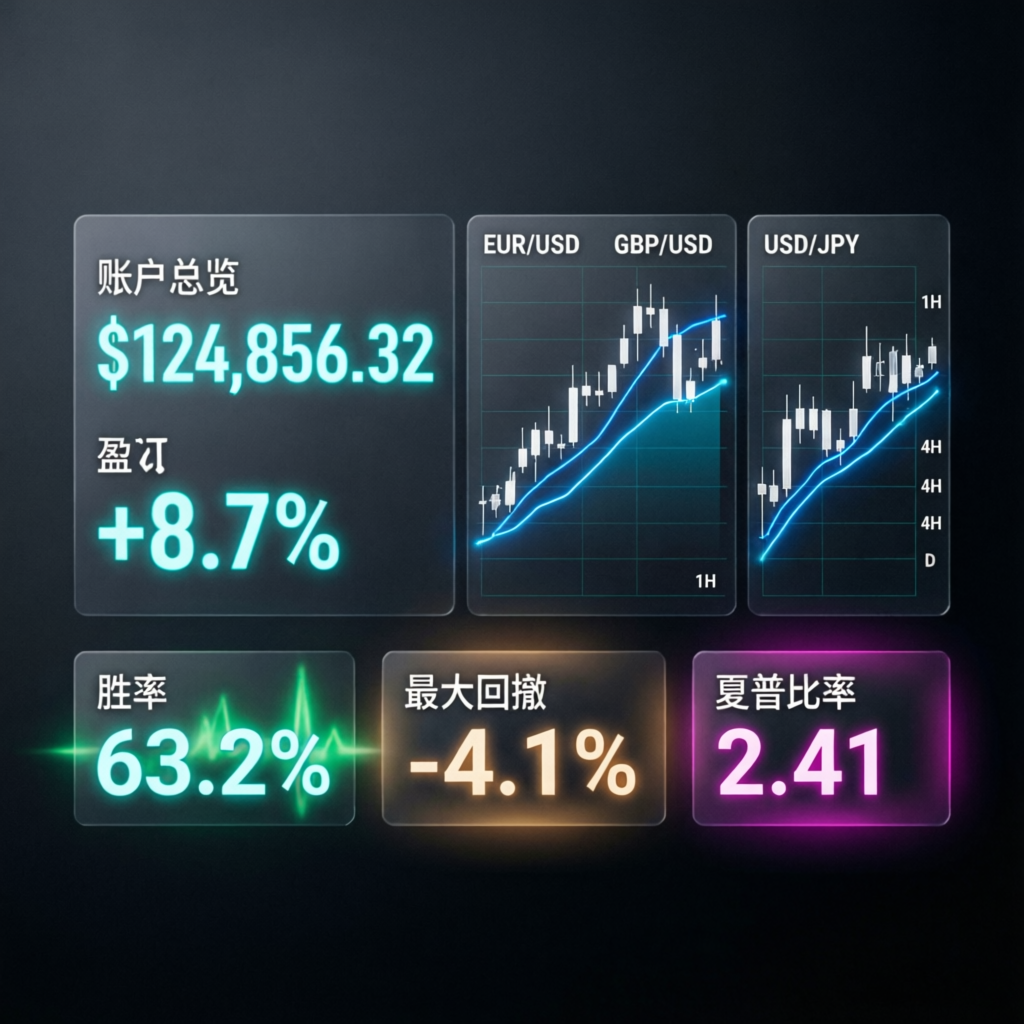 Forex account management performance metrics