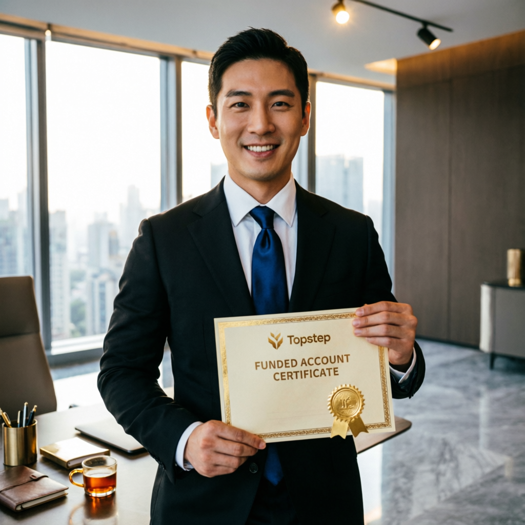 Topstep Funded Account Certificate Achievement