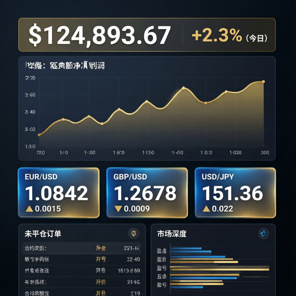 Professional Trading Dashboard - Funded Account Management