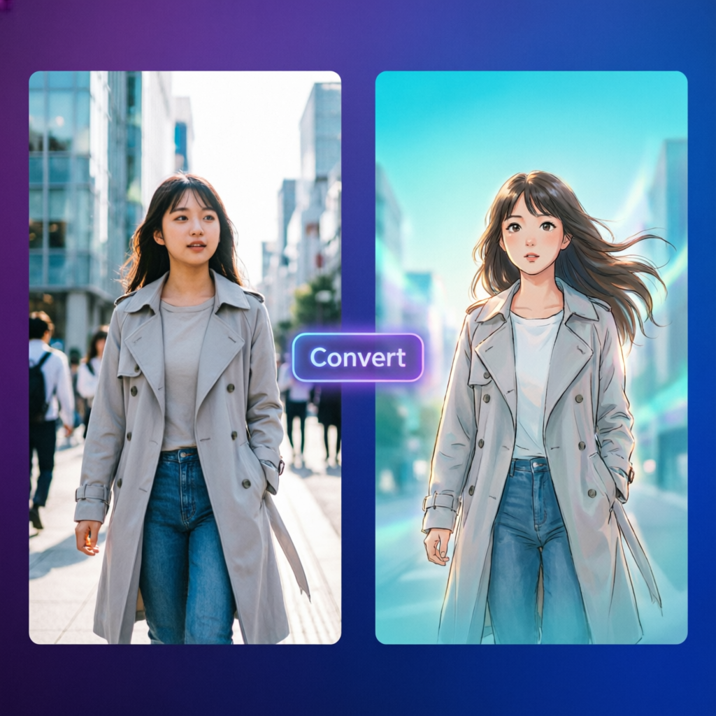 Video to Anime Conversion Demo