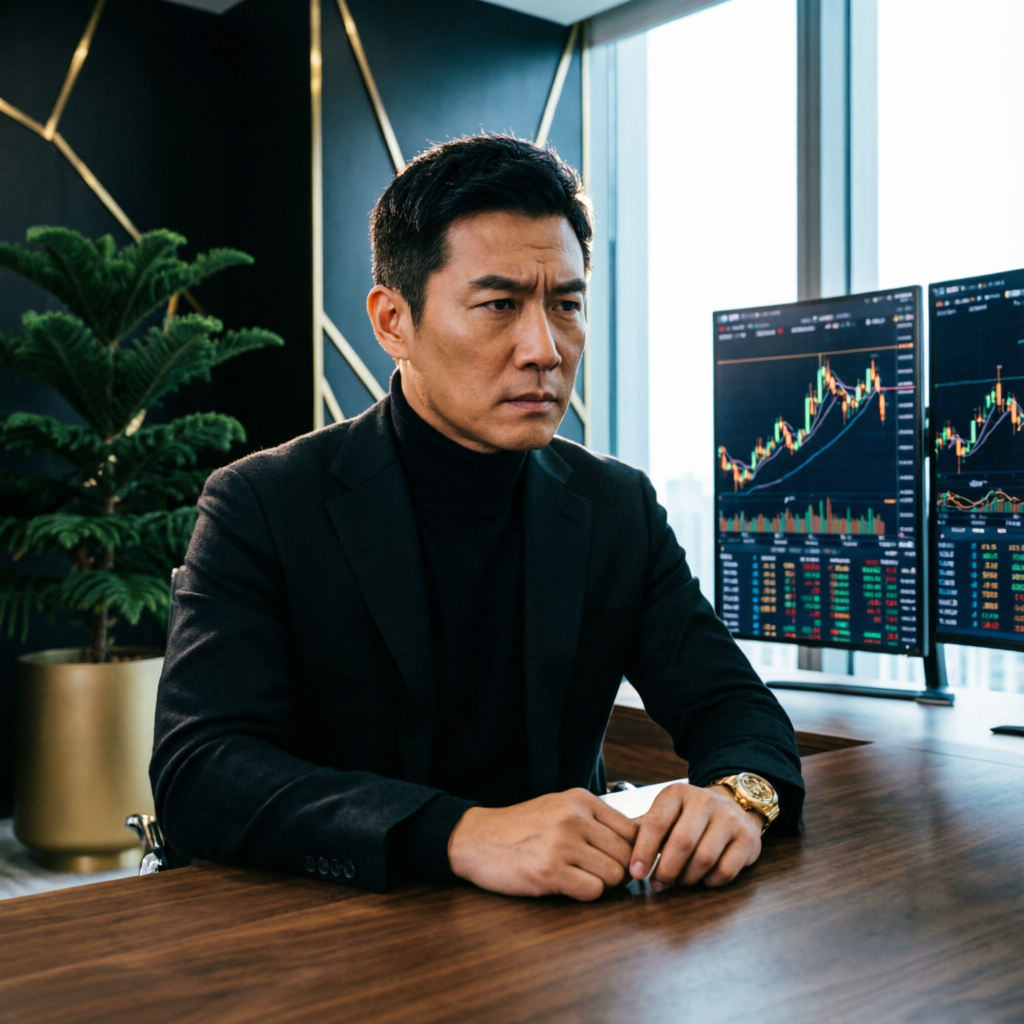Professional trader analyzing Apex Trader Funding charts
