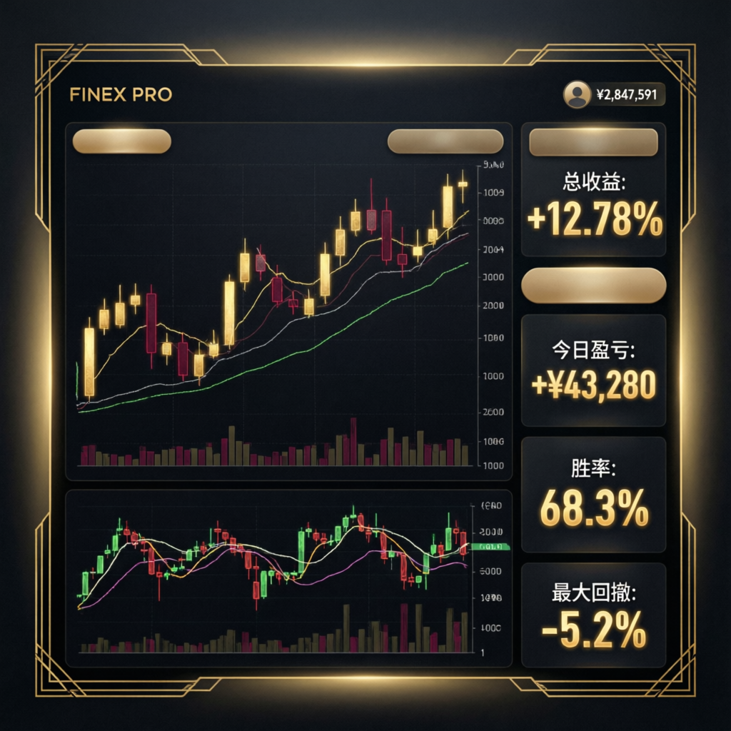 Premium trading dashboard with Apex Trader Funding charts