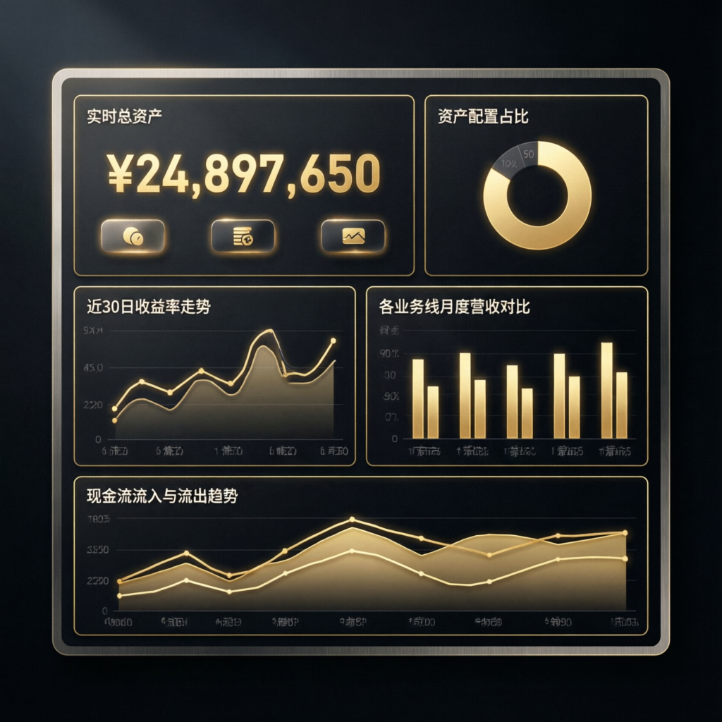 Advanced financial analytics dashboard for funded traders