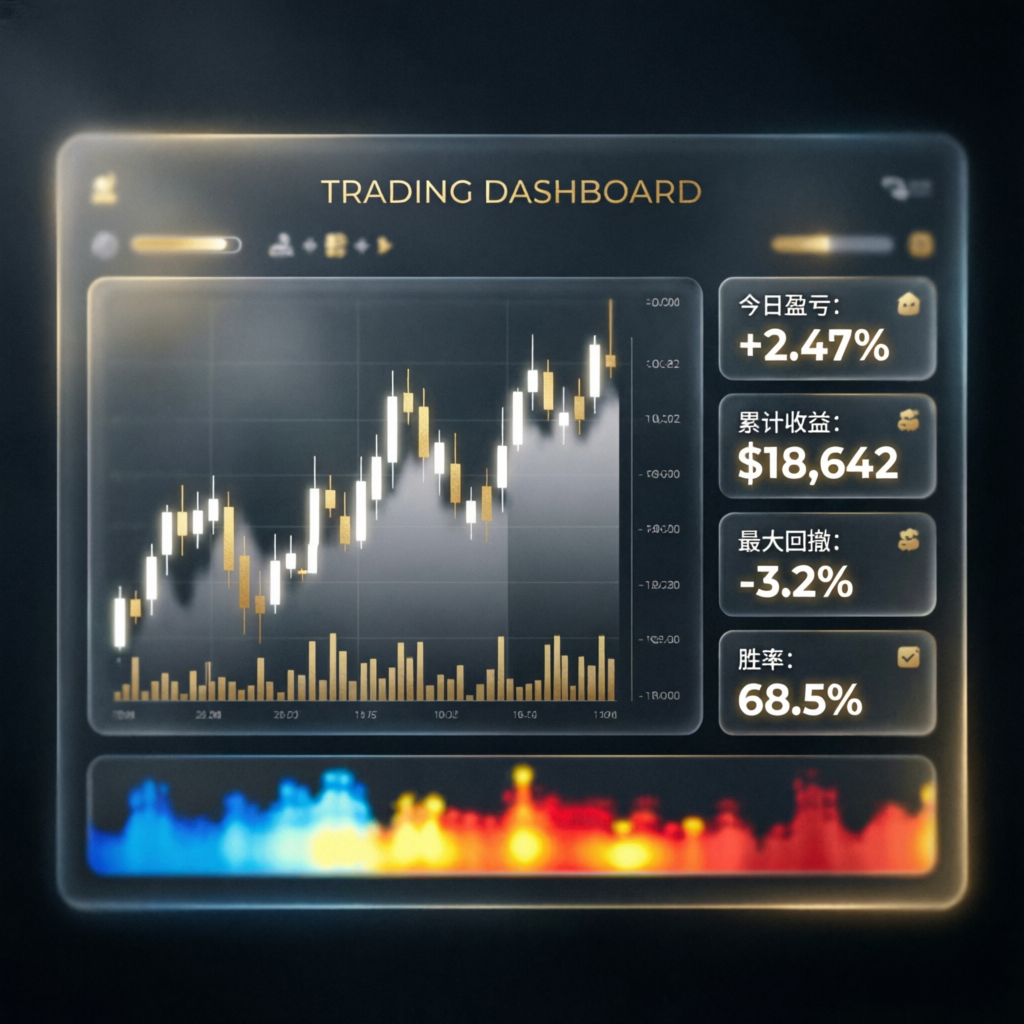 Apex Trader Funding trading dashboard with profit metrics and charts