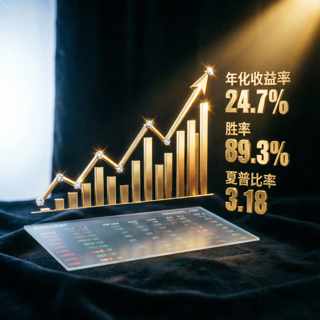 Professional trading performance analytics with golden success metrics
