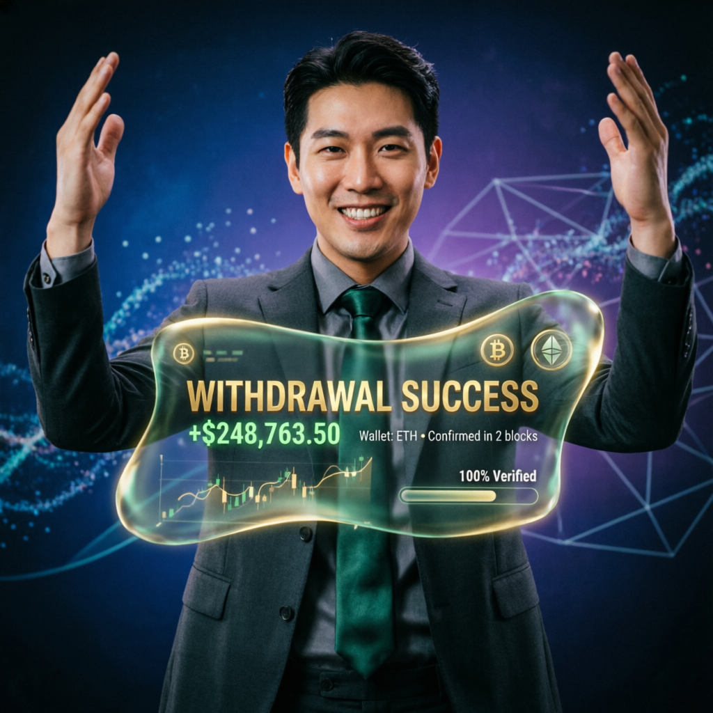 Successful funded trader celebrating payout withdrawal success