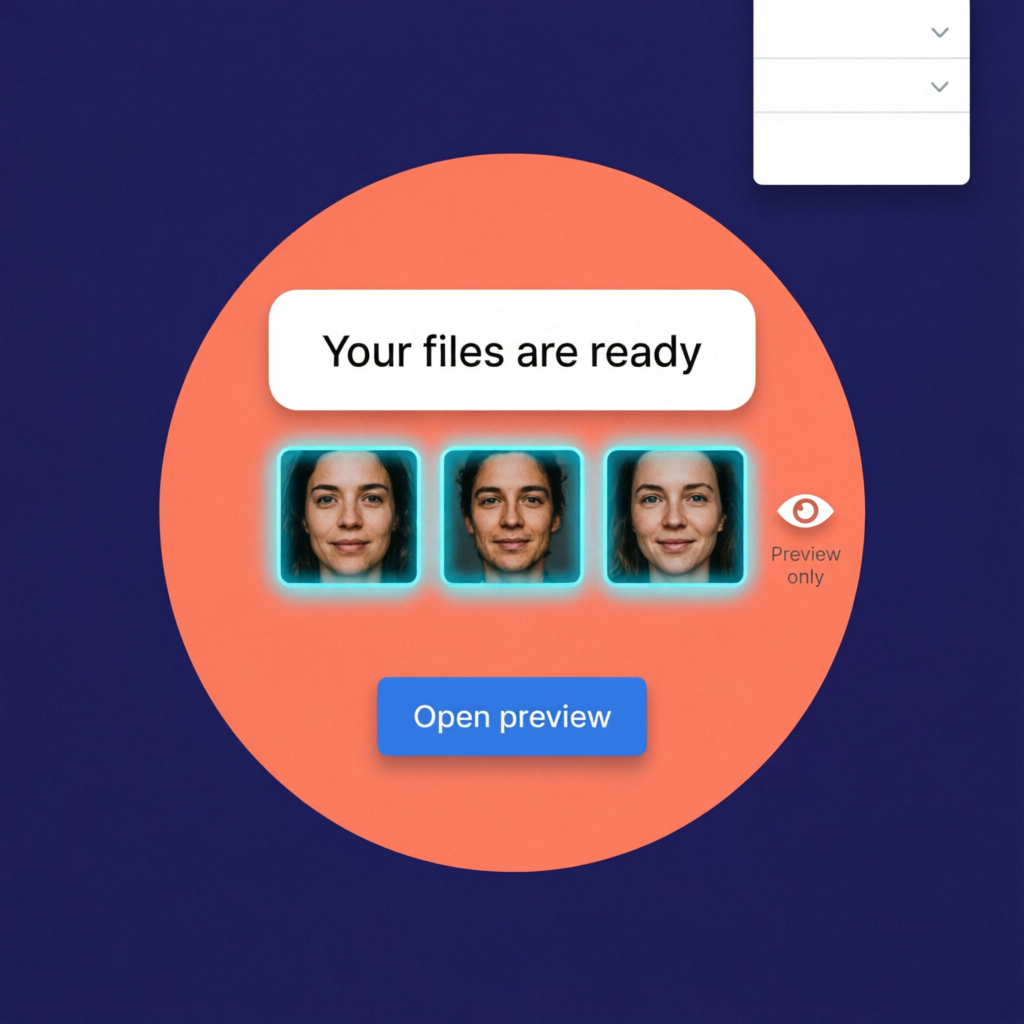 File transfer ready card