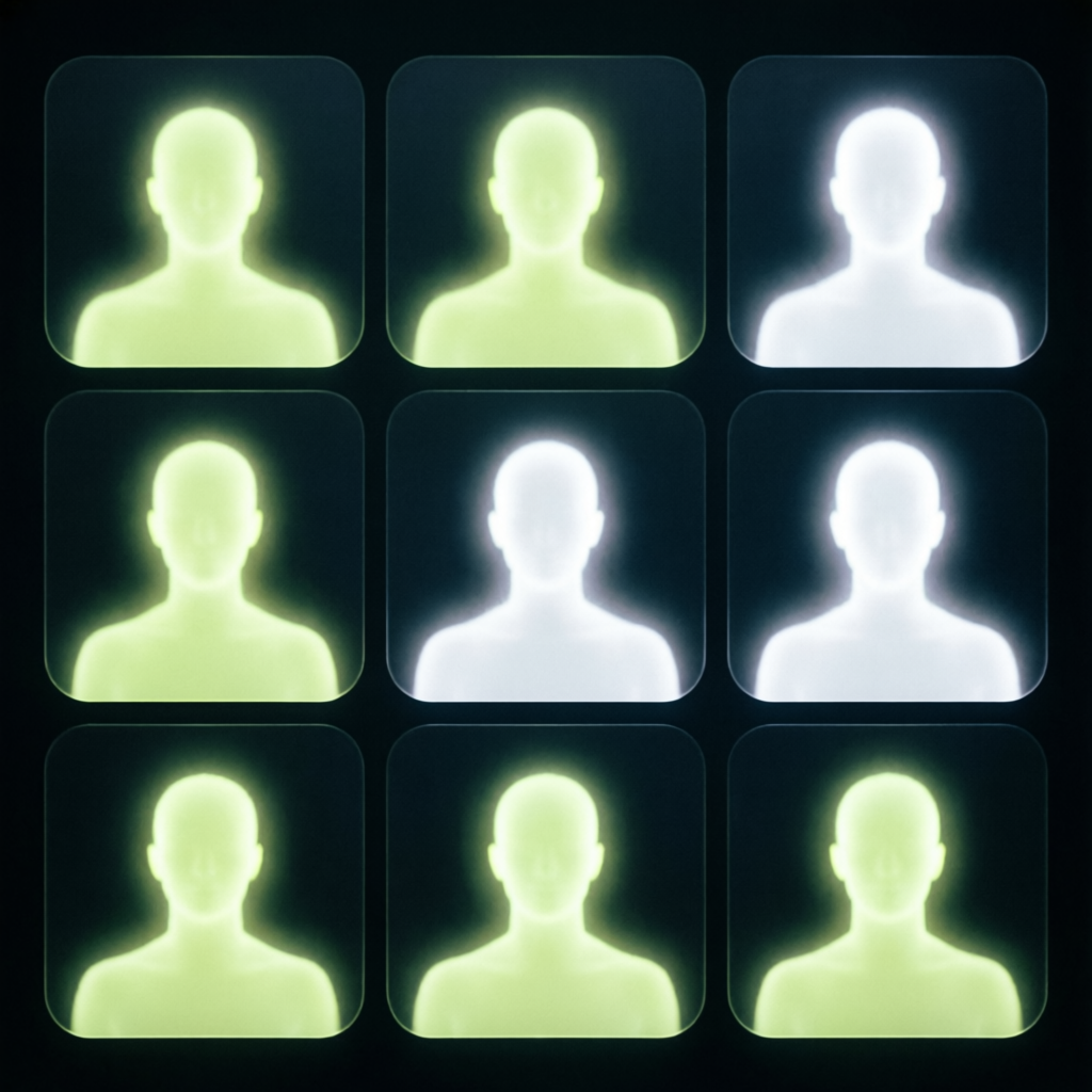 Video call grid