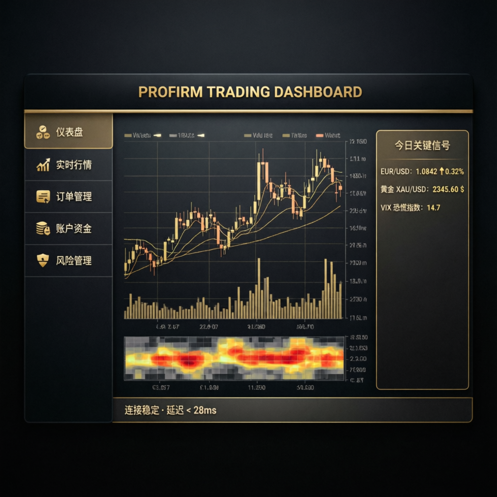 Professional trading dashboard with advanced charting and analytics