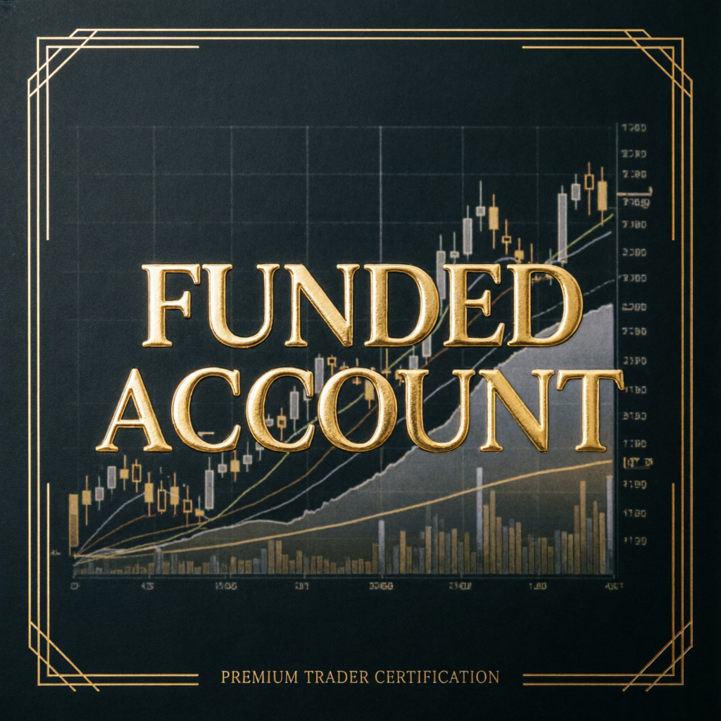 Funded account certificate for prop firm traders