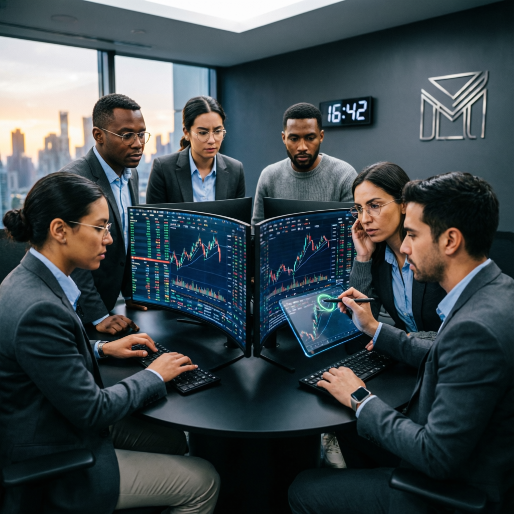 Professional trading team at Prop Firm Gurus