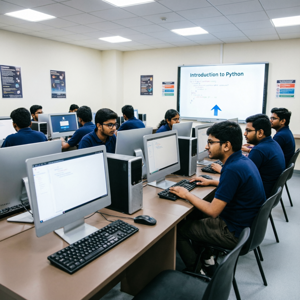 Vidya Computer Institute classroom learning environment for computer courses in New Delhi