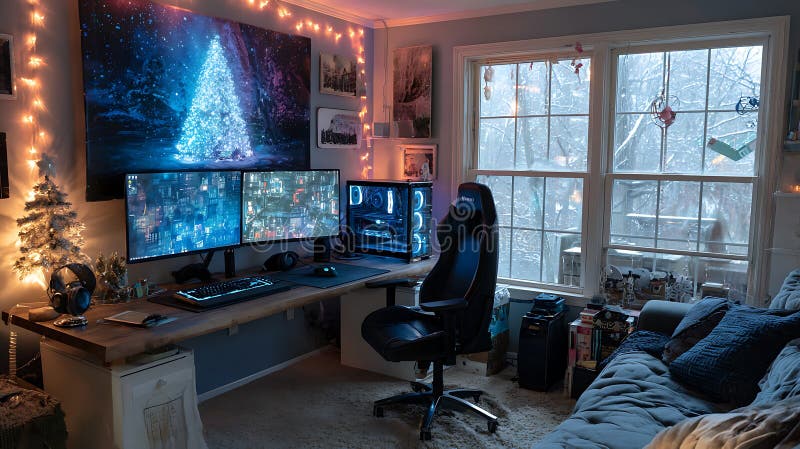 Cozy Gaming Setup