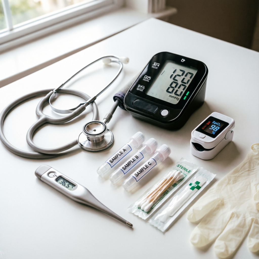 Portable home diagnostic equipment kit
