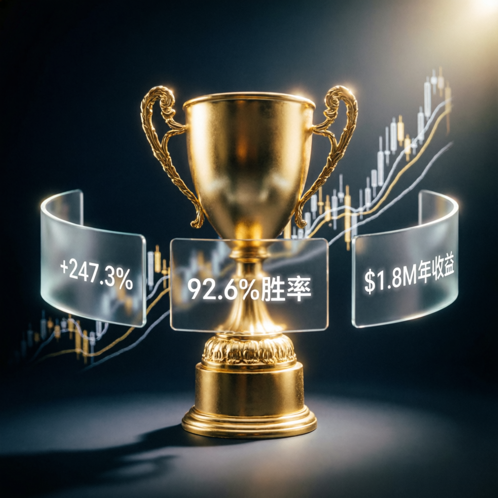 Trophy representing trading success and funded account achievements