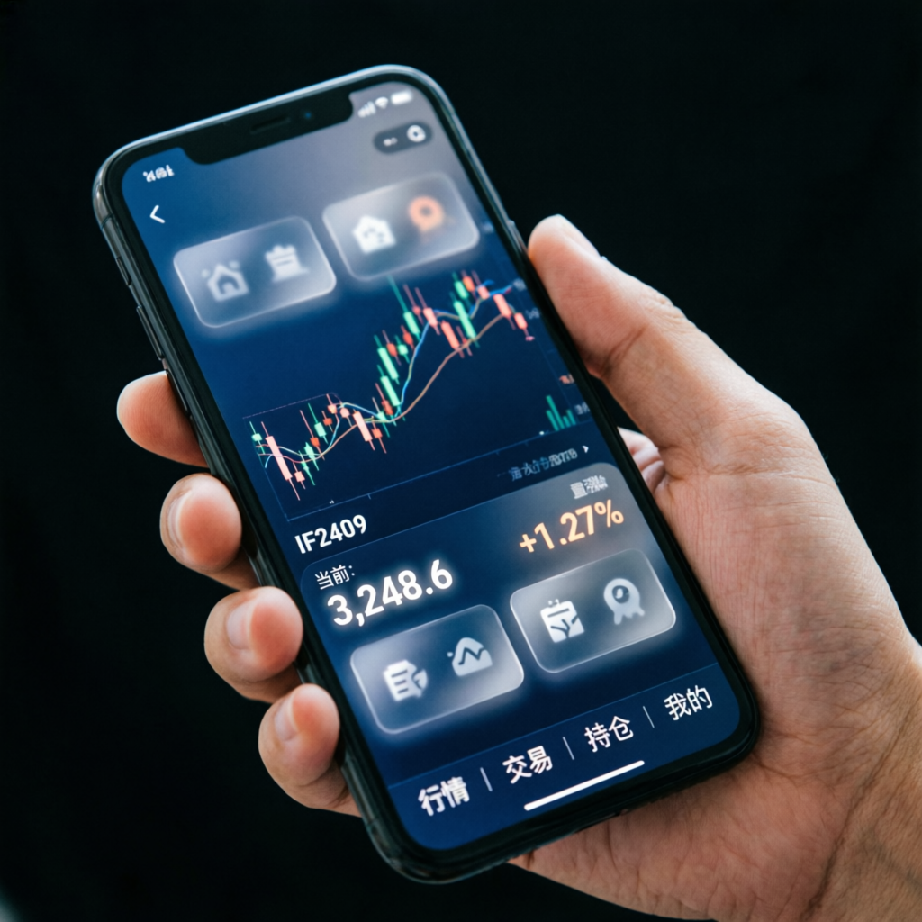 Mobile trading on smartphone