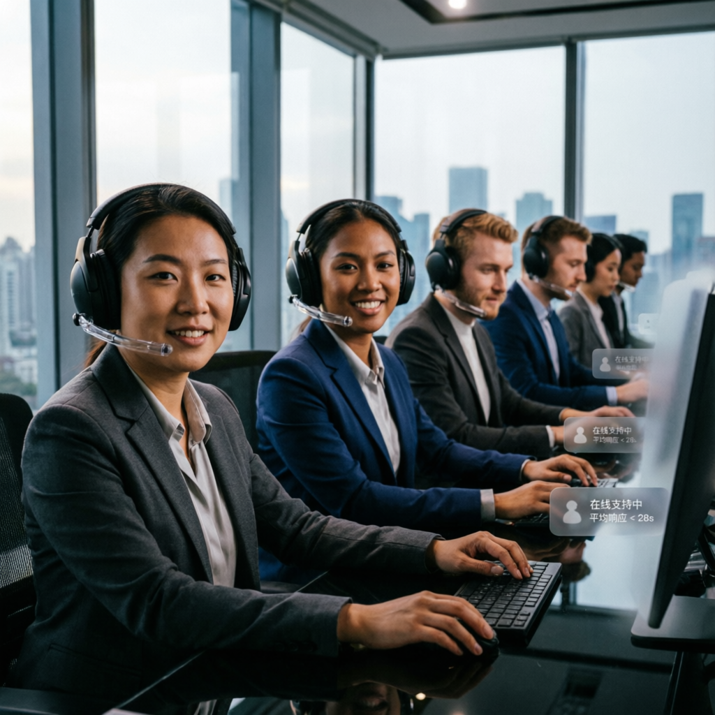 Customer support team