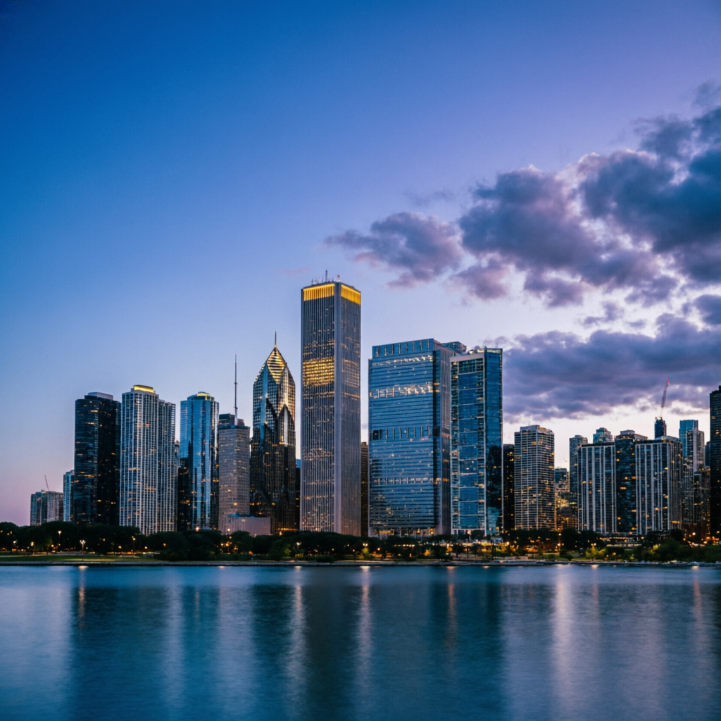 Topstep Chicago headquarters financial district skyline