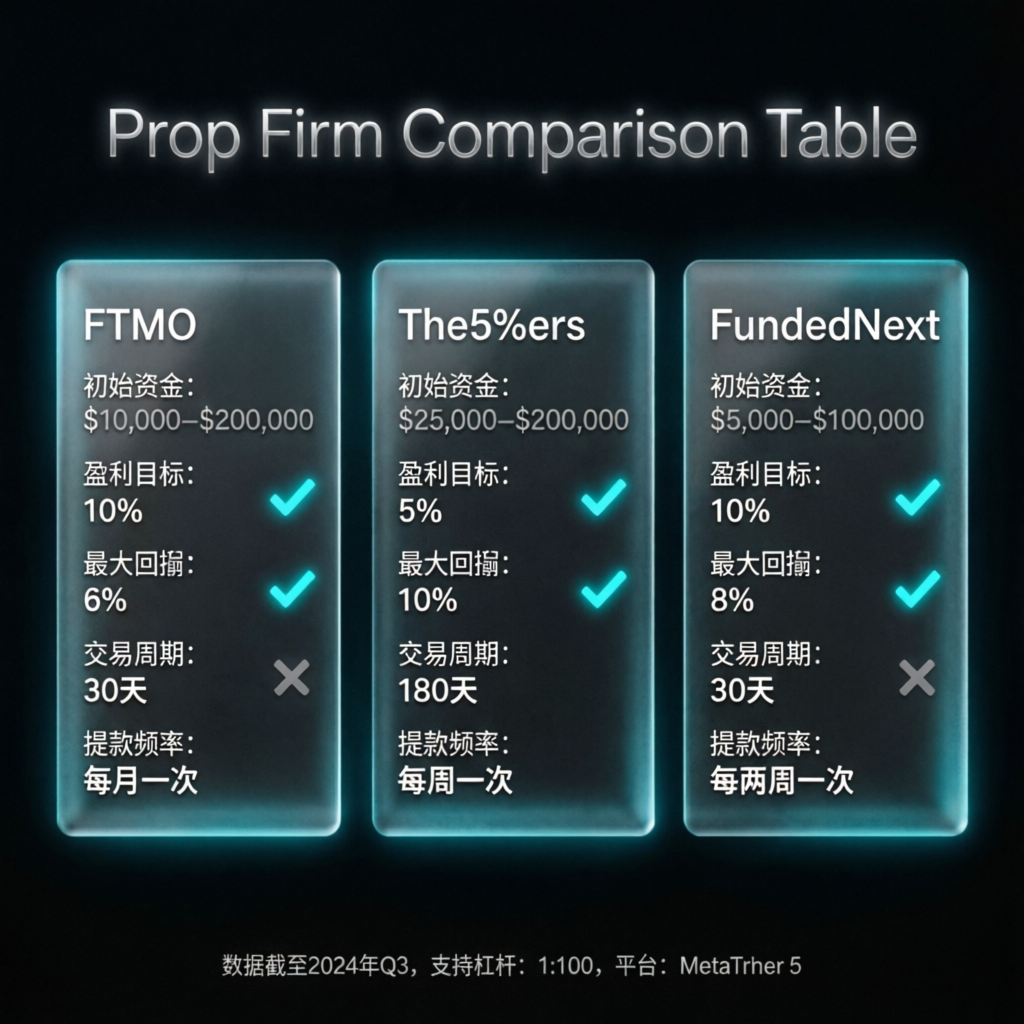 Prop Firm Comparison
