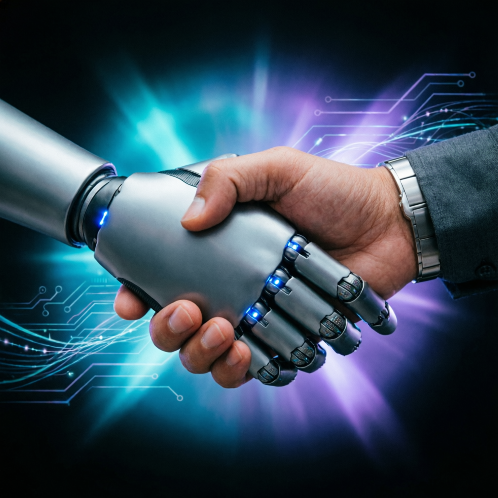 AI and human collaboration in prop firm passing service